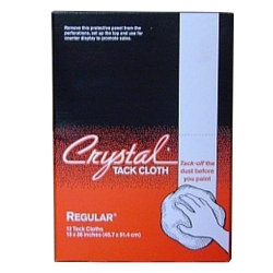 Crystal Regular Tack Cloths Box of 12